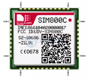 RF收发器模块 SIMCOM SIM800C 24Mbit