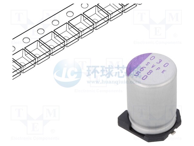 固态电解电容 Panasonic 50SVPK68M