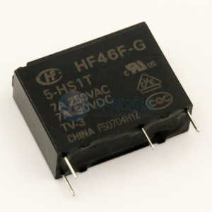 功率继电器 HongFa HF46F-G/5-HS1T