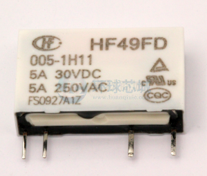 功率继电器 HongFa HF49FD/005-1H11