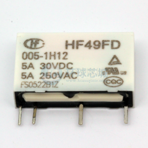 功率继电器 HongFa HF49FD/005-1H12