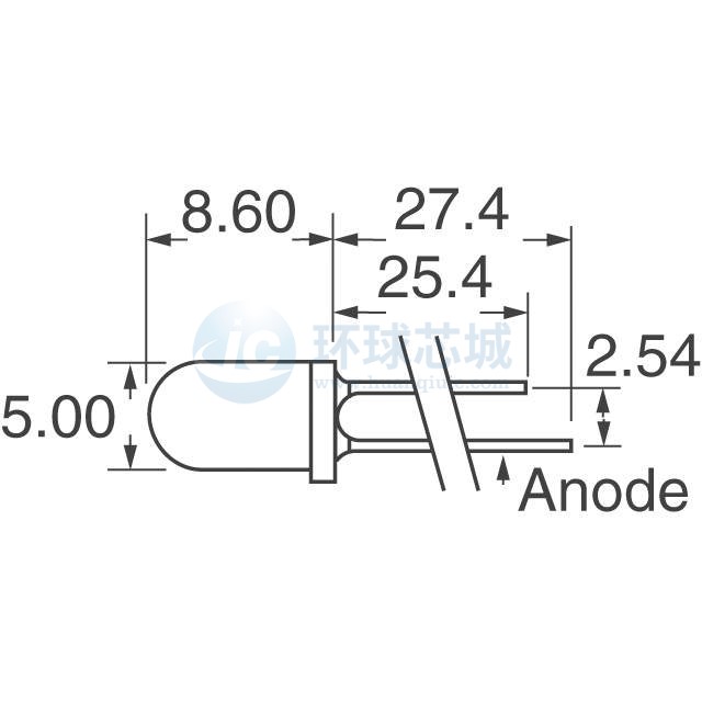 LED指示 Lumex Opto/Components Inc. SSL-LX5093GD-12V