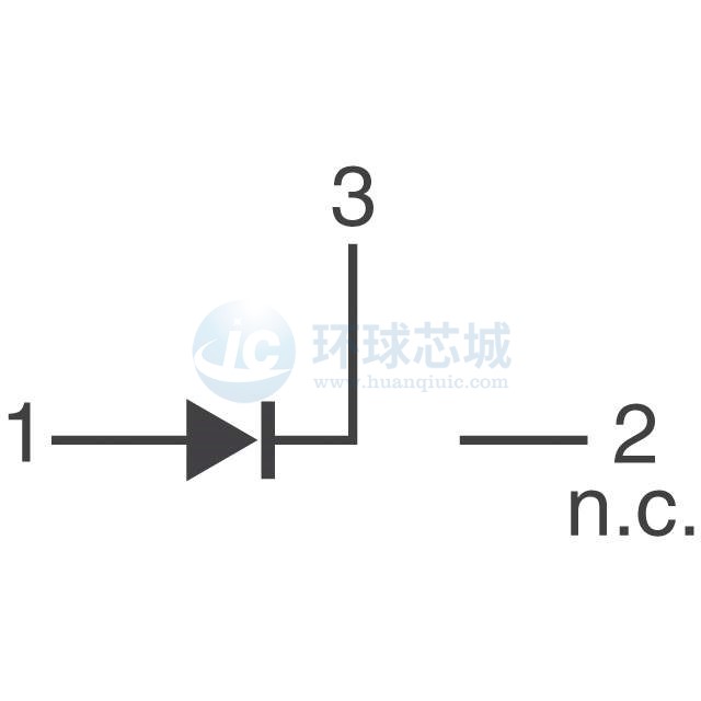 齐纳/稳压二极管	 Nexperia BZX84-C2V4,235