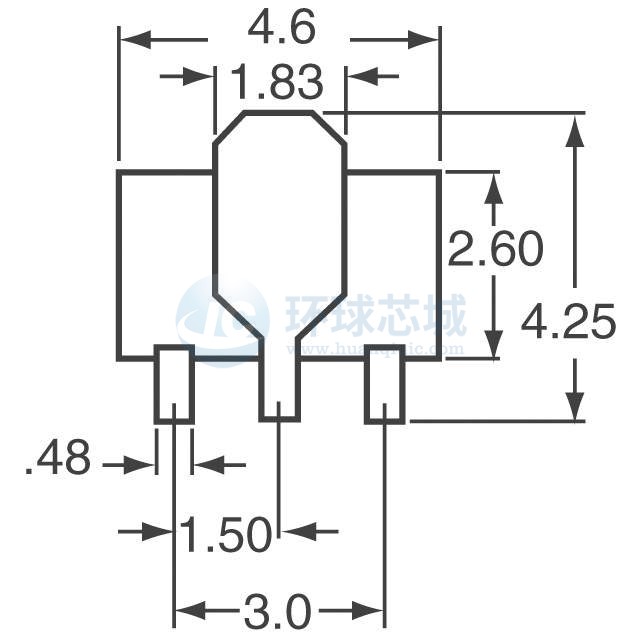 晶体管 DIODES ZXTP2012ZTA