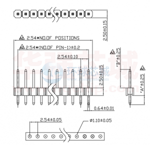 单排排针 NEXTRON Z-211-0811-0021-001